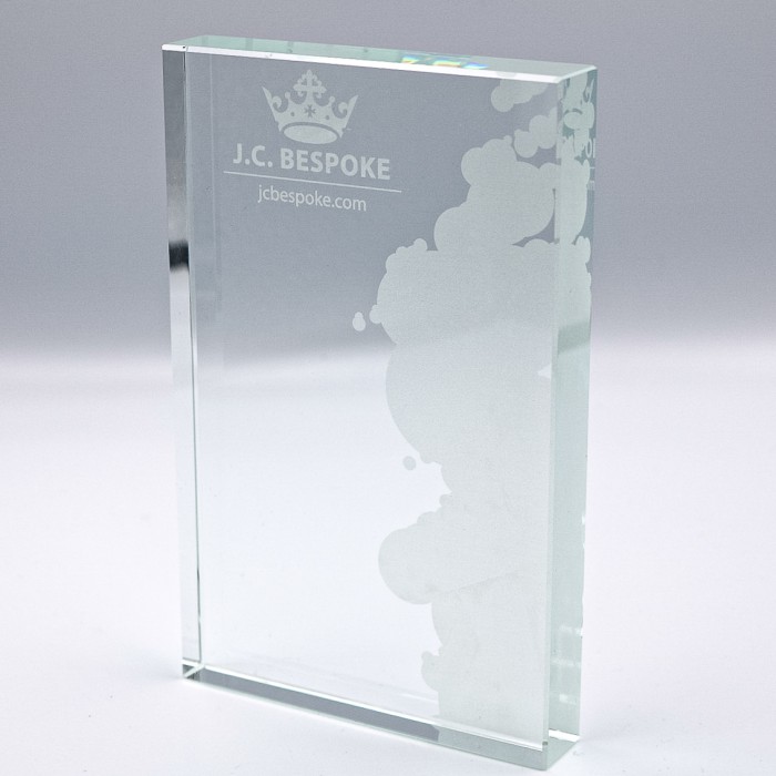 EXPRESS GLASS AWARD  - 128MM (15MM THICK) - AVAILABLE IN 3 SIZES